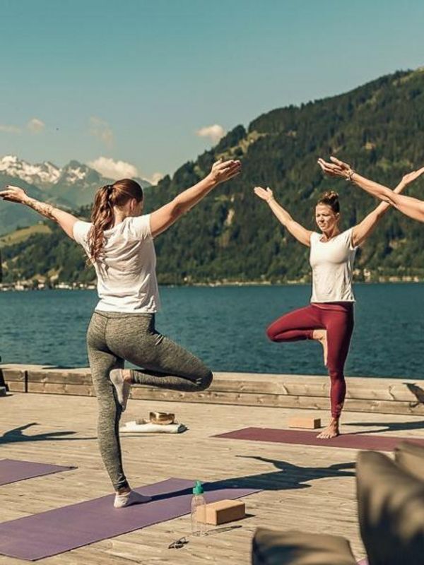 Yoga am See - Zeller See Yoga im Salzburger Land - Seestrand