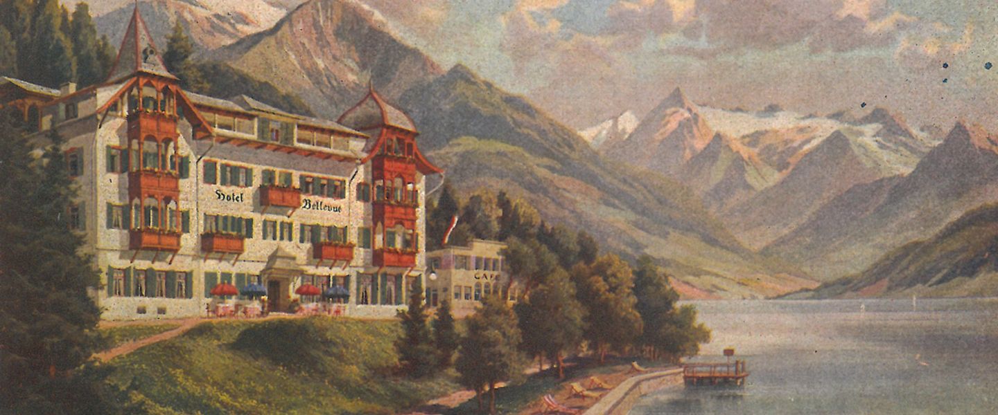 Historisches Gemälde vom Seehotel Bellevue